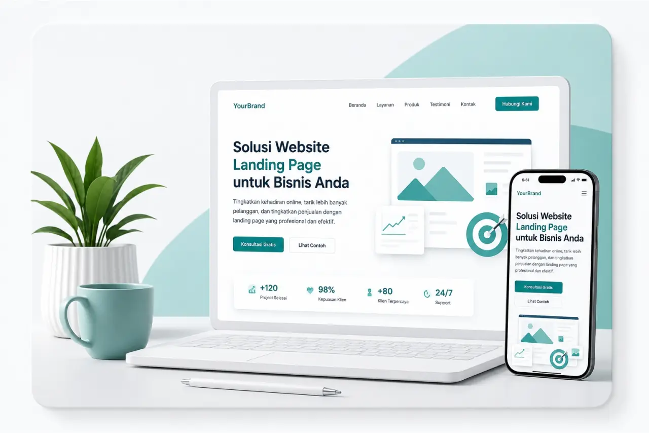 Landing Page Image Card