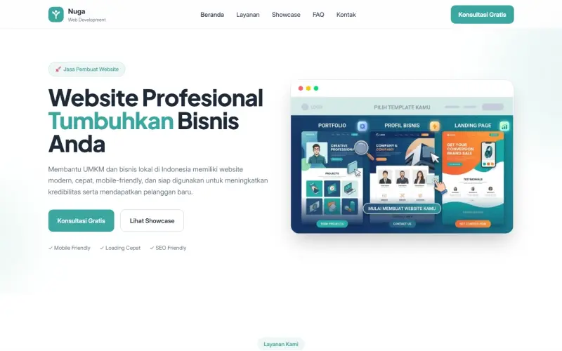 Website Nuga Web Development